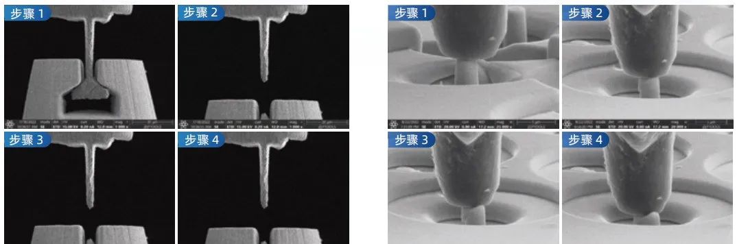 纳米力台拉伸过程